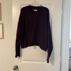 Maroon Oversized Sweater